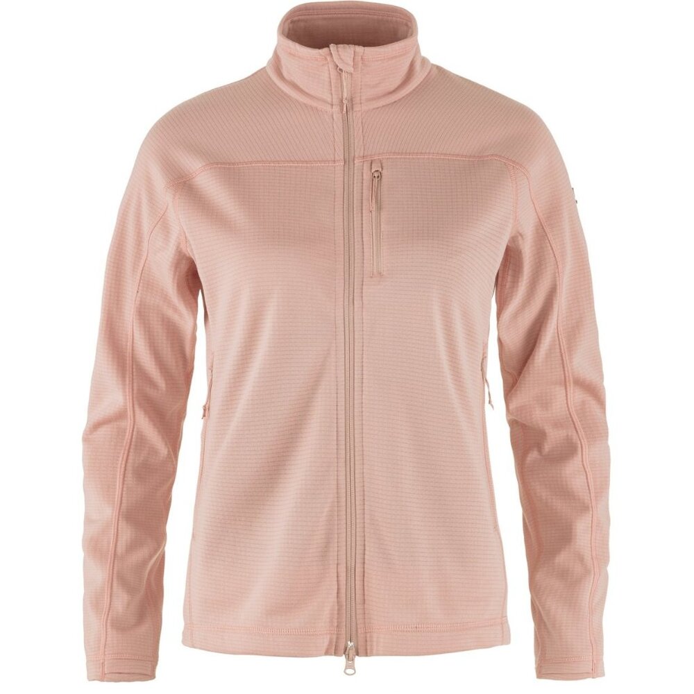 Fjallraven Abisko Lite Fleece Jacket in Chalk Rose Size Small